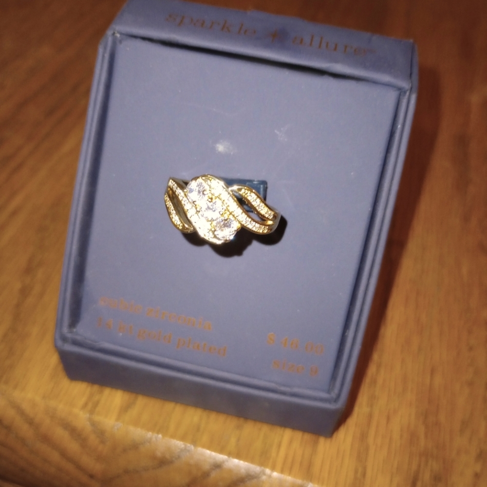 14kt gold plated ring